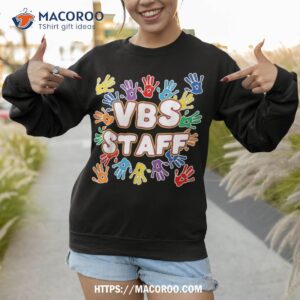 2023 vacation bible school shirts colorful vbs staff shirt sweatshirt