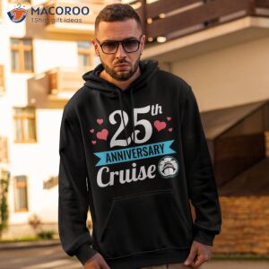 25th anniversary cruise his and hers matching couple shirt hoodie 2