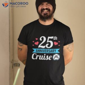 25th Anniversary Cruise His And Hers Matching Couple Shirt