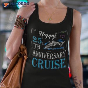 25th wedding anniversary happy cruise shirt tank top 4