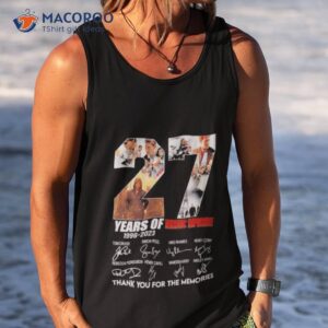 27 years of 1966 2023 mission impossible thank you for the memories shirt tank top