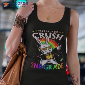 2nd grade dabbing bunny back to school i m ready crush shirt tank top 4