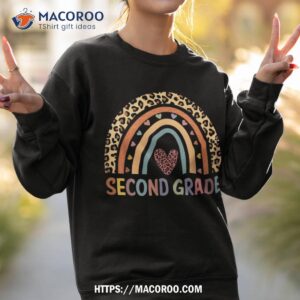 2nd grade rainbow teacher team second grade squad girl shirt sweatshirt 2