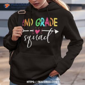 2nd grade squad back to school team teacher student shirt hoodie 3