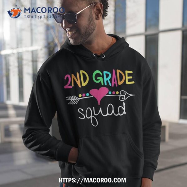 2nd Grade Squad Second Teacher Student Team Back To School Shirt