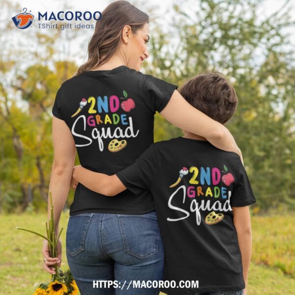 2nd Grade Squad Second Teacher Student Team Back To School Shirt