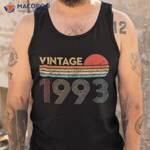 30 year old birthday vintage classic born in 1993 shirt tank top