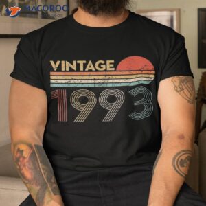 30 Year Old Birthday Vintage Classic Born In 1993 Shirt