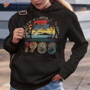 35 year old awesome since july 1988 35th birthday shirt hoodie 3