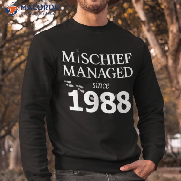 35th Birthday Shirt – Mischief Managed