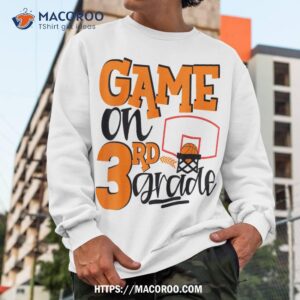 3rd grade basketball first day of school sports shirt sweatshirt