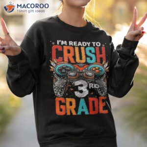 3rd grade level unlocked game on back to school shirt sweatshirt 2 1