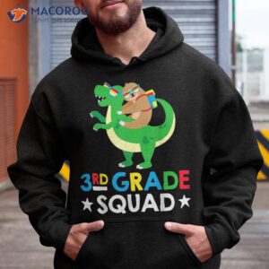 3rd grade squad sloth trex matching back to school team gift shirt hoodie