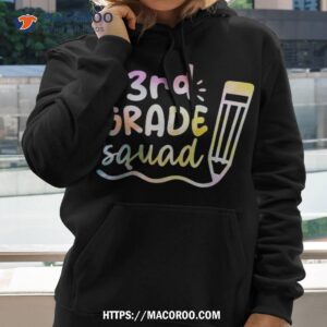 3rd grade squad team back to school teachers students shirt hoodie