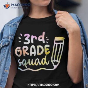 3rd Grade Squad Team Back To School Teachers Students Shirt