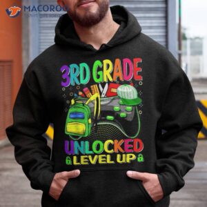 3rd Grade Unlocked Level Up Video Game Back To School Shirt