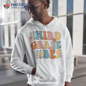 3rd grade vibes back to school retro third grade teacher kid shirt hoodie 1