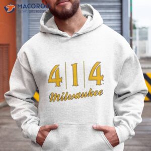 414 Milwaukee Baseball Stitch Graphic Shirt