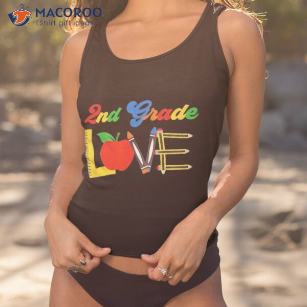 4th Grade Love, Teacher Student Back To School 2023 Shirt