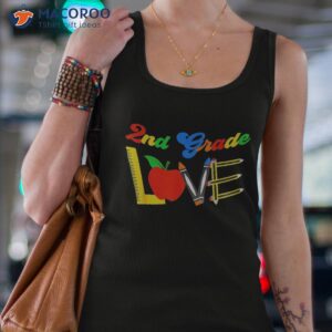 4th grade love teacher student back to school 2023 shirt tank top 4