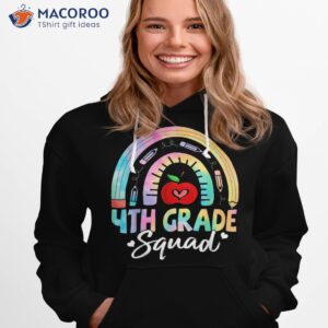 4th grade squad back to school fourth teacher girls shirt hoodie 1