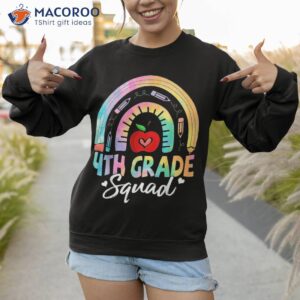 4th grade squad back to school fourth teacher girls shirt sweatshirt 1