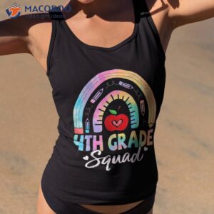 4th grade squad back to school fourth teacher girls shirt tank top 2