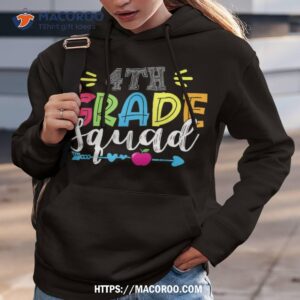 4th grade squad team back to school teacher student kids shirt hoodie 3