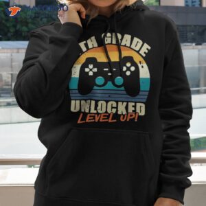 4th grade unlocked level up gamer back to school fourth shirt hoodie 2