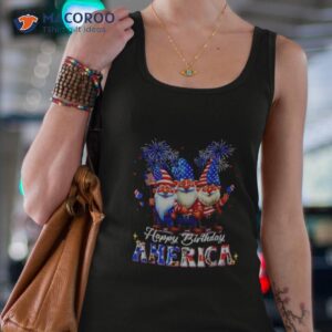 4th Of July 2023 Usa Patriotic Gnomes Happy Birthday America Independenshirt