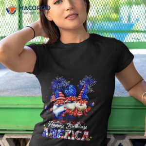 4th Of July 2023 Usa Patriotic Gnomes Happy Birthday America Independenshirt