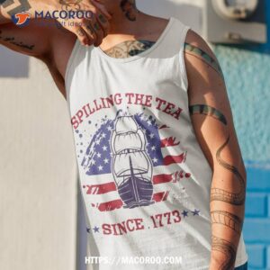 4th of july spilling the tea since 1773 history teacher shirt tank top 1