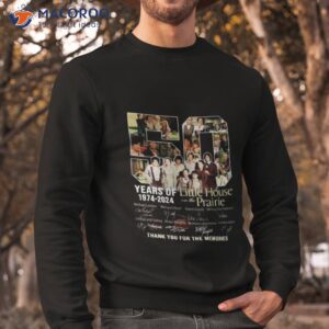 50 years of 1974 2024 little house on the prairie thank you for the memories signature shirt sweatshirt