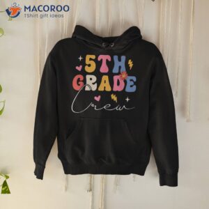 5th Grade Crew Groovy Teacher Student First Day Of School Shirt