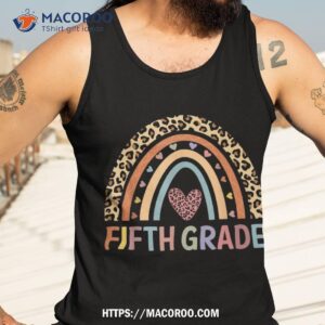 5th grade rainbow teacher team fifth grade squad girls shirt tank top 3