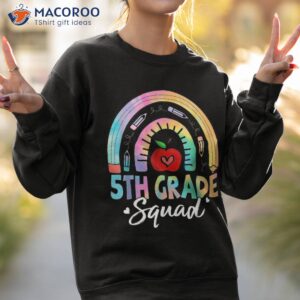 5th grade squad fifth teacher student team back to school shirt sweatshirt 2