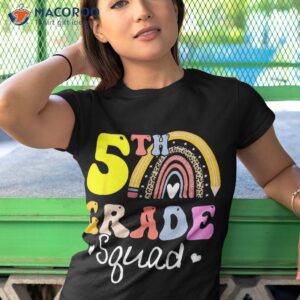 5th grade squad teachers kids fifth back to school shirt tshirt 1