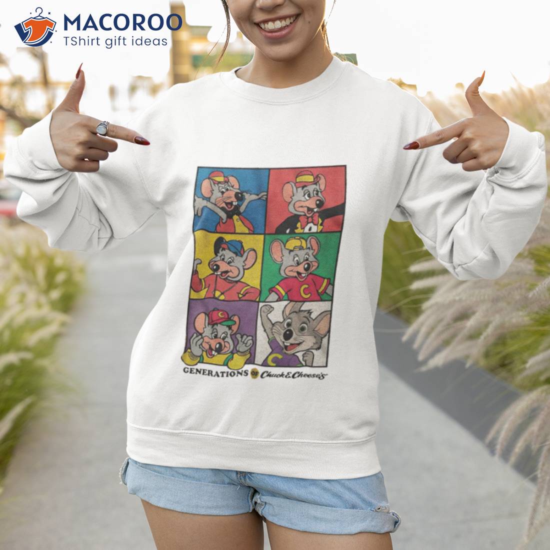 6 Cheese’s Chuck E. Cheese Generations Of Chuck & Cheese’s Shirt 6 Cheese’s Chuck E. Cheese Generations Of Chuck & Cheese’s Shirt