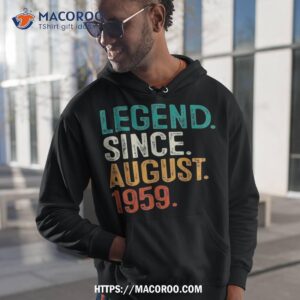 64 Years Old Gifts 64th Birthday Legend Since August 1959 Shirt