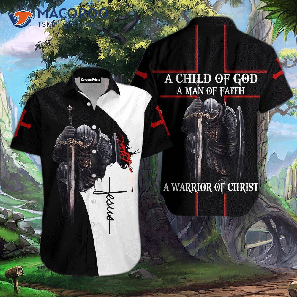 A Child Of God Black Hawaiian Shirt A Child Of God Black Hawaiian Shirt