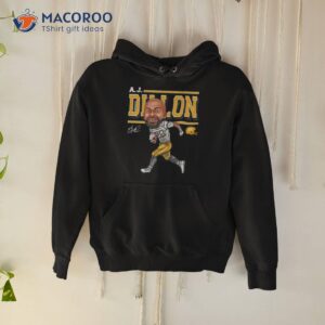 A.j. Dillon Green Bay Cartoon Signature Shirt