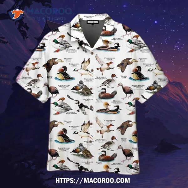 A Lot Of Ducks Hawaiian Shirt