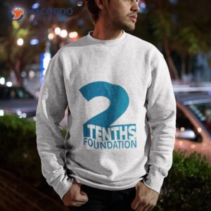 aaron donald wearing 2 tenths foundation shirt sweatshirt