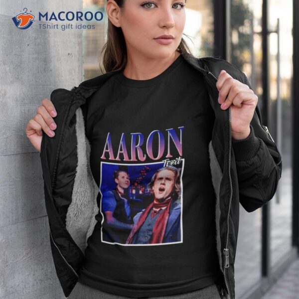 Aaron Tveit Collage Portraishirt