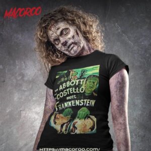 abbott and costello meet frankenstein shirt tshirt