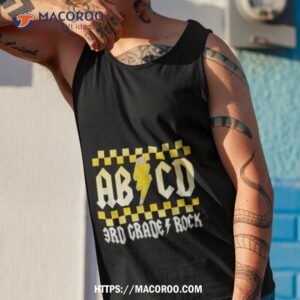 abcd 3rd grade rock shirt tank top 1