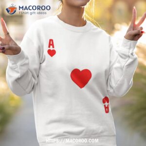 ace of hearts cards deck halloween costume shirt halloween candy bouquet sweatshirt 2