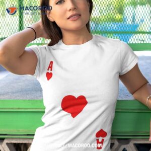 Ace Of Hearts Cards Deck Halloween Costume Shirt, Halloween Candy Bouquet