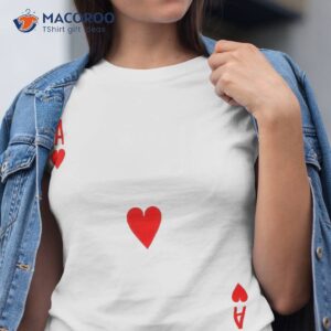 Ace Of Hearts Deck Cards Halloween Costume Shirt