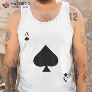 ace of spades deck cards halloween costume shirt tank top